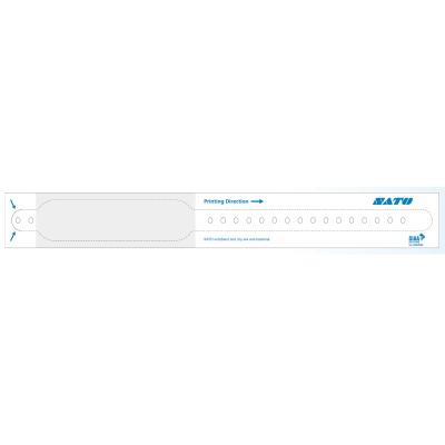 Sato Wristband, DT, Erwachsene, Clip, mit Schutzlack