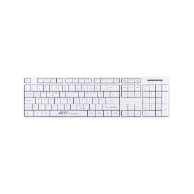 Tastatur GCQ Cleantype Easy Basic TKL-105-GCQ-IP68-KGEH-WHITE-USB-DE IP68