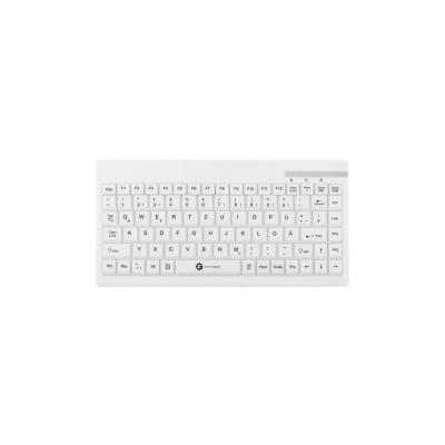 Tastatur GCQ Cleantype® Easy Protect Compact TKG-088-GCQ-IP68-KGEH-WHITE-USB-DE IP68