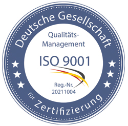 Zertifizierung nach DIN EN ISO 9001:2015