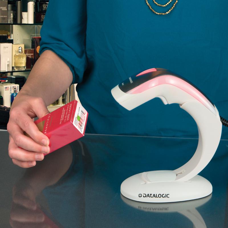 Datalogic Heron HD3130, 1D, Multi-IF, Kit (USB), wei&szlig;