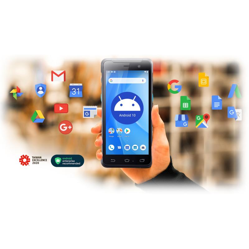 Unitech PA760 Bumper, 2D Imager, 4G, BT, WLAN, NFC, GPS, Kamera, Akku (4000 mAh), Android 9.0