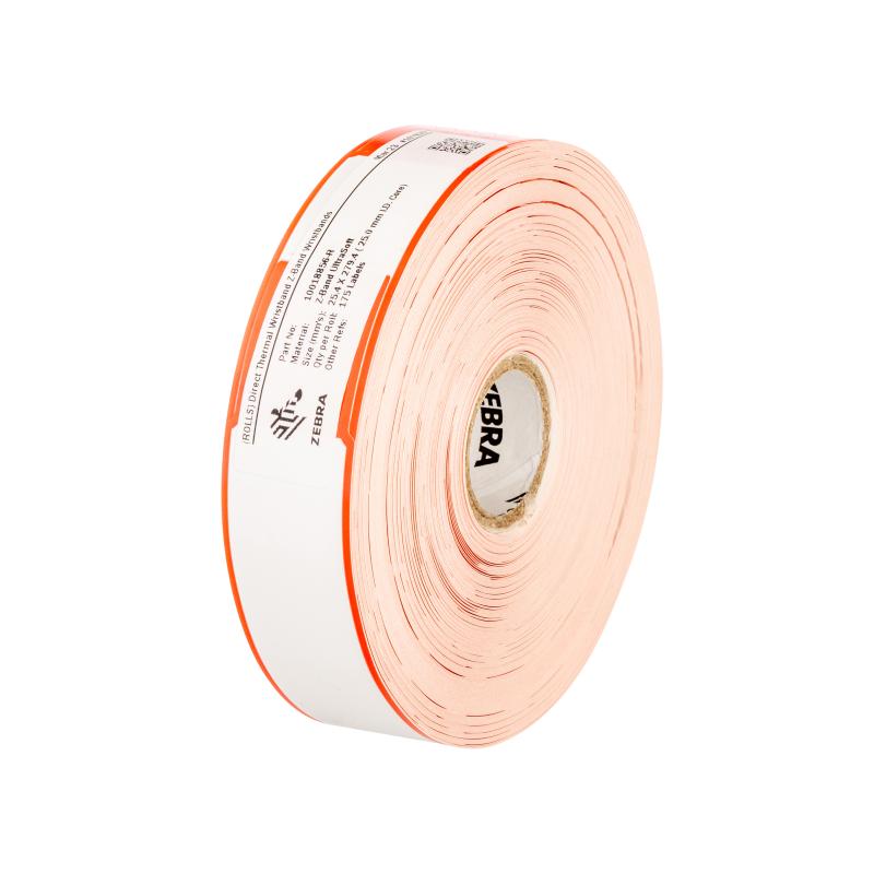 1x Zebra Colour Clips f&uuml;r QuickClip Patientenarmb&auml;nder 275stk. Rot