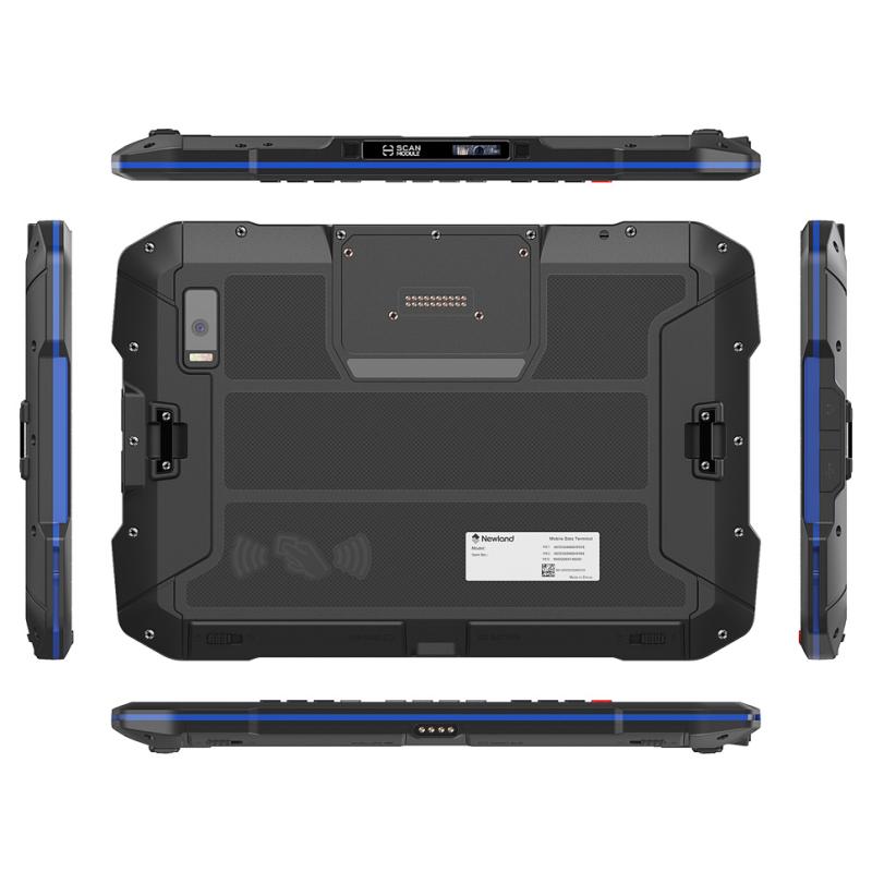 Newland NQuire 10 Trygon schwarz, 2D, 10,1", BT, WiFi6, 4G, GPS, NFC and Camera, 4GB/64GB
