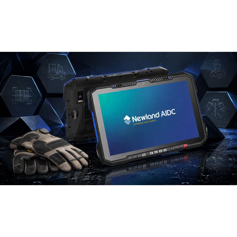Newland NQuire 10 Trygon schwarz, 2D, 10,1", BT, WiFi6, 4G, GPS, NFC and Camera, 4GB/64GB