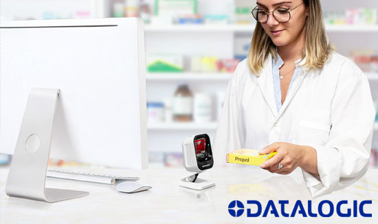 Datalogic Magellan 900i – 2D-Präsentationsscanner für medizinisch-administrative Arbeitsplätze